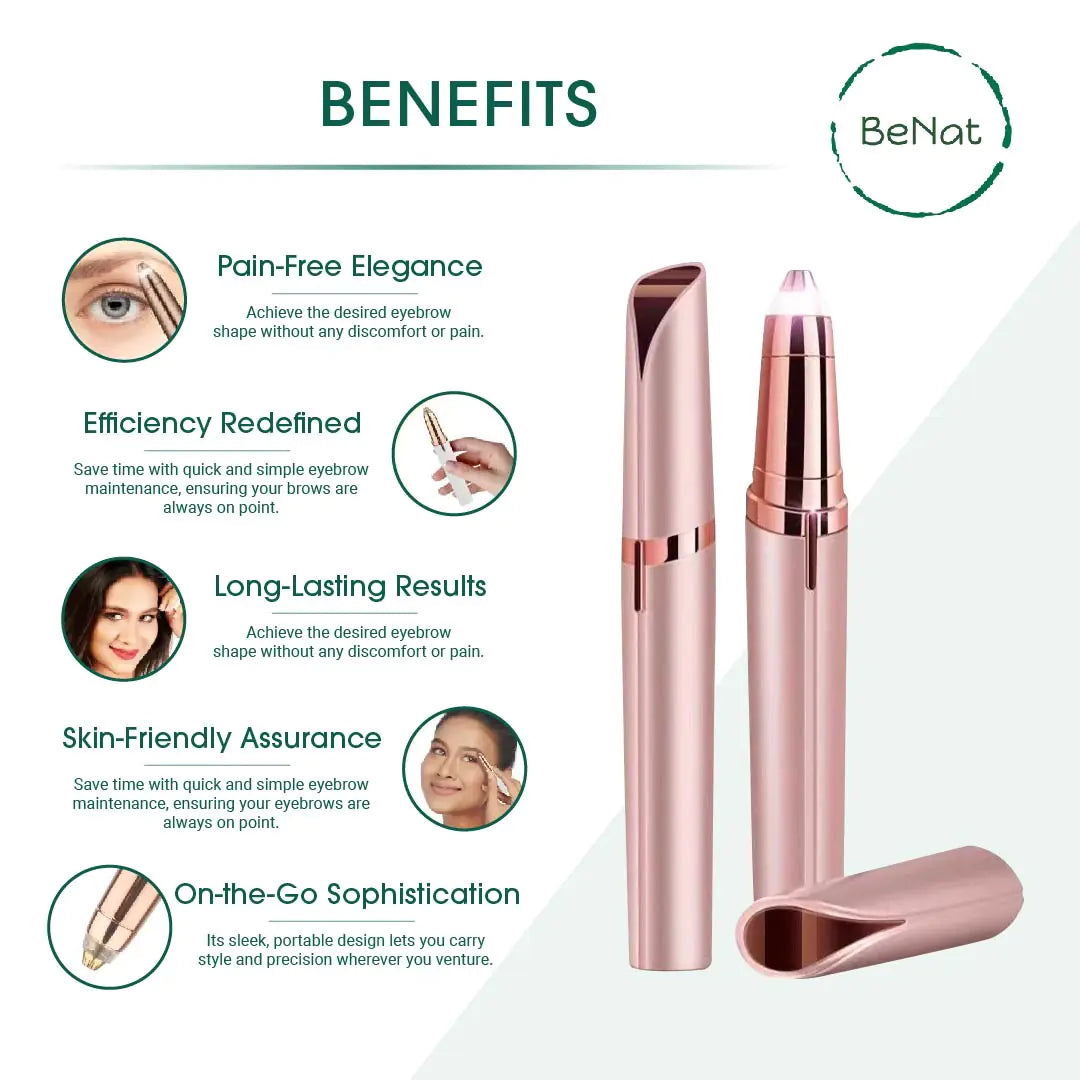 Ensemble d'épilateurs rechargeables pour le visage et les sourcils - Paquet de 2 - HBeauty For Ever