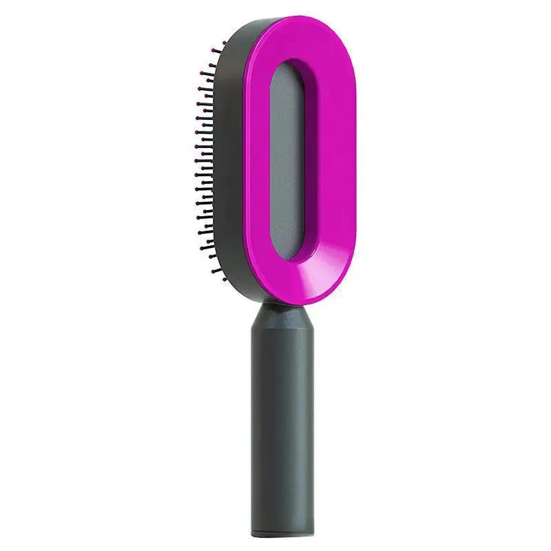 Peigne de massage, brosse à cheveux autonettoyante pour femmes, peigne à cheveux rapide à une touche, coussin d'air 3D, outils de coiffure, peigne airbag