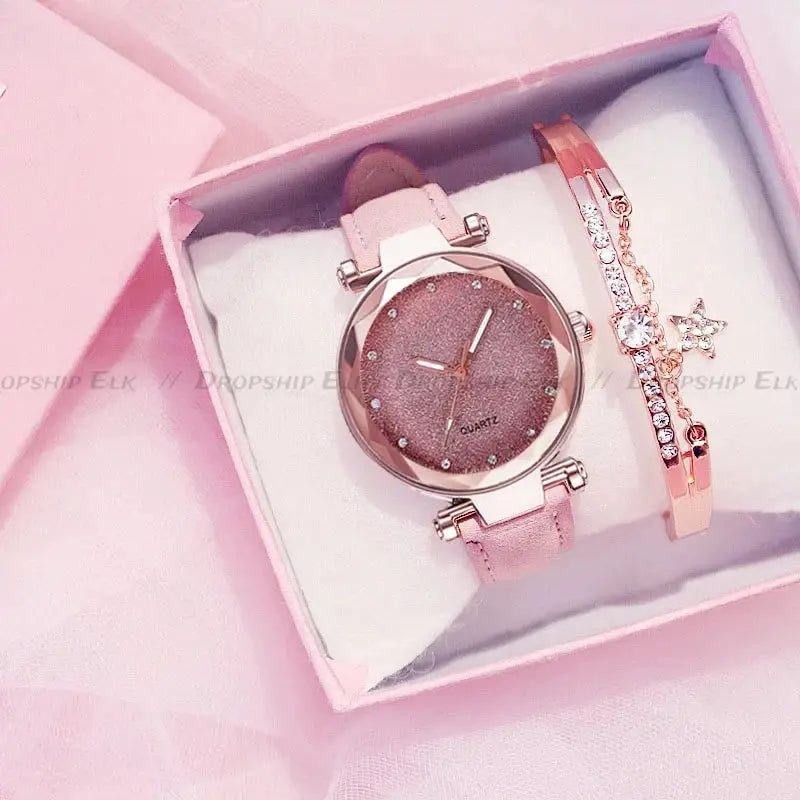 Montres décontractées femmes romantique ciel étoilé 2025 - HBeauty For Ever