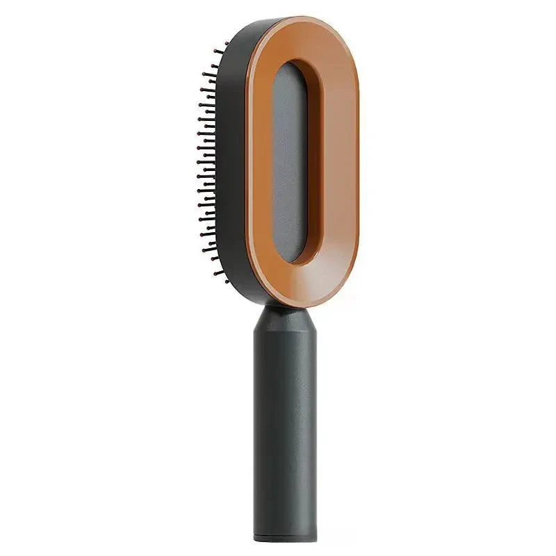 Peigne de massage, brosse à cheveux autonettoyante pour femmes, peigne à cheveux rapide à une touche, coussin d'air 3D, outils de coiffure, peigne airbag